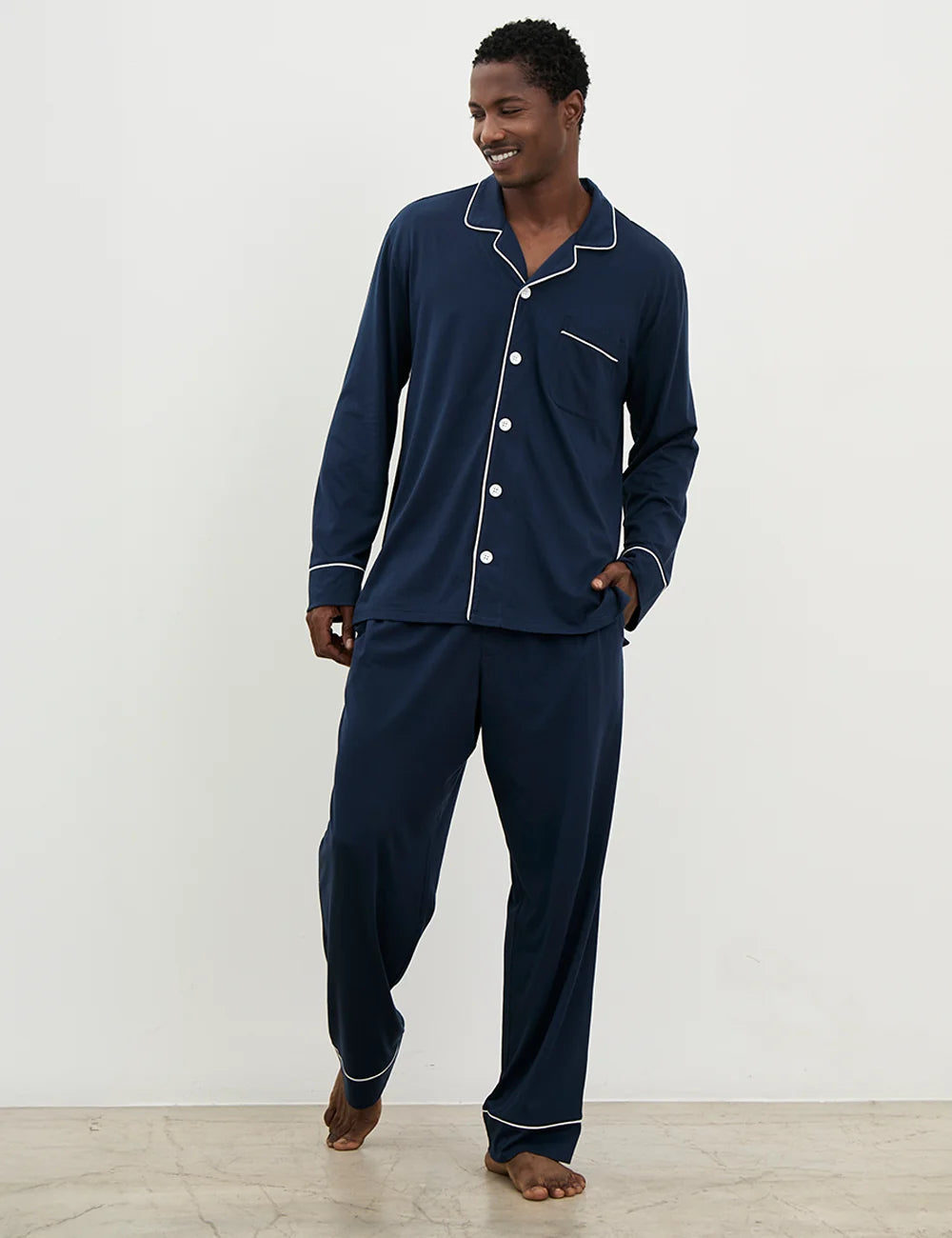 Men PJ Set Indigo