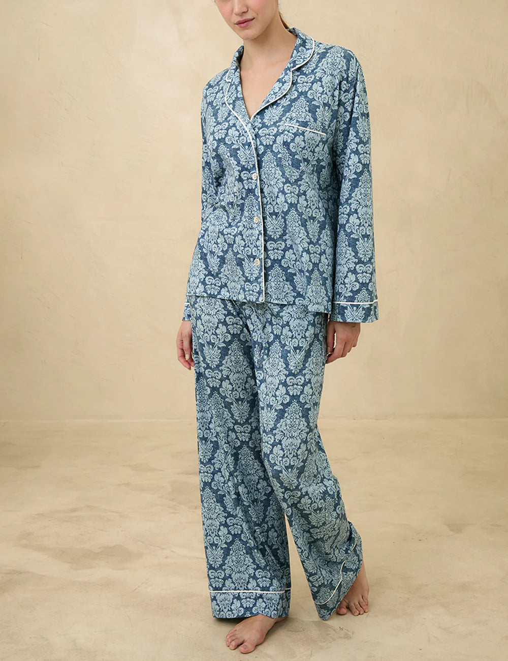 Boyfriend Vera PJ Set Damasque
