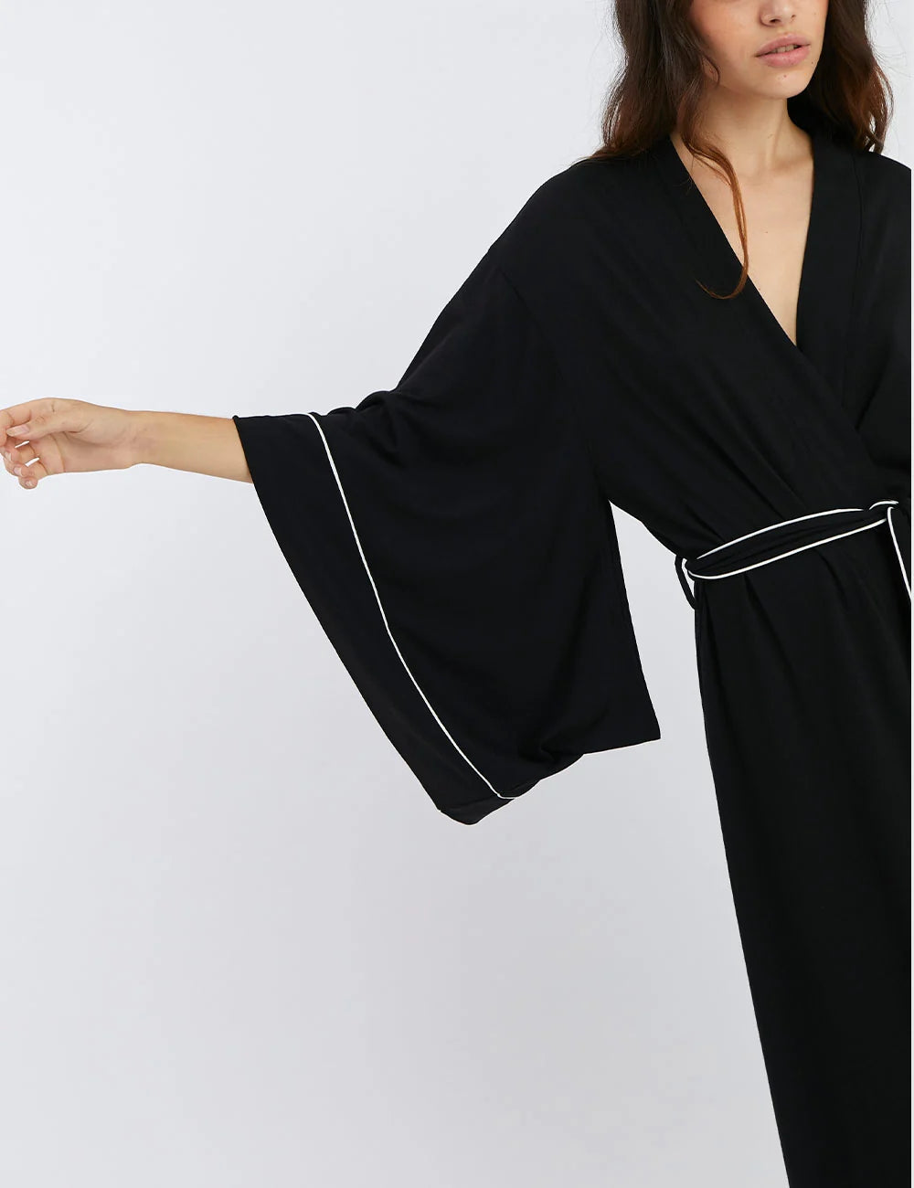 Kimono Maxi Negro