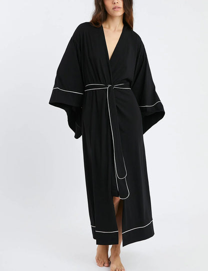 Kimono Maxi Negro