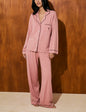 Boyfriend Vera PJ Set Rosewood
