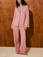 Boyfriend Vera PJ Set Rosewood