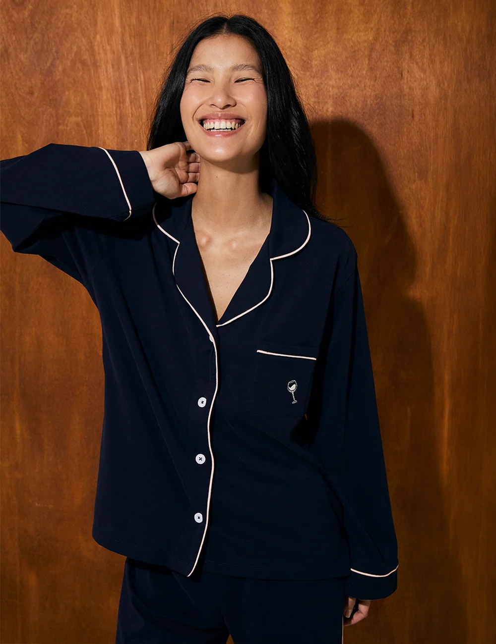 Boyfriend Vera PJ Set Midnight