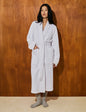 Jacquard Robe White