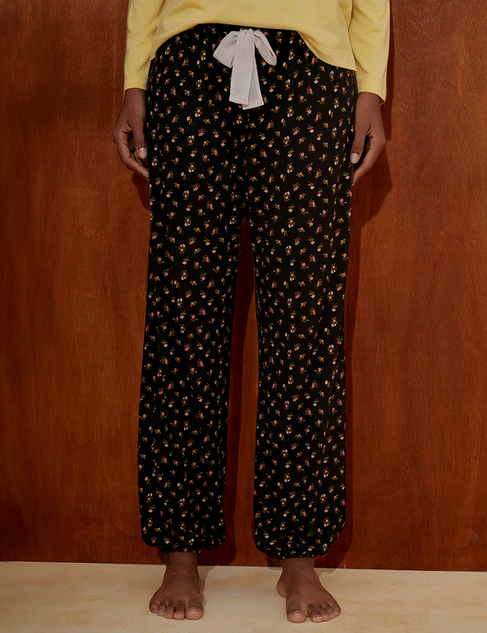 PJ Pant Brown Daisy