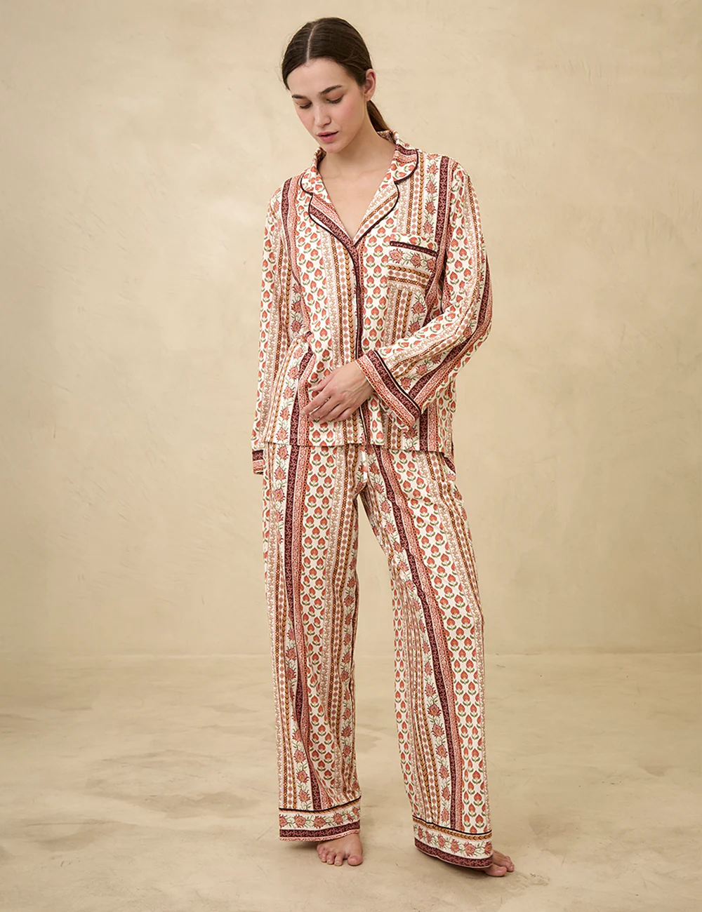Boyfriend Vera PJ Set Boho Stripes