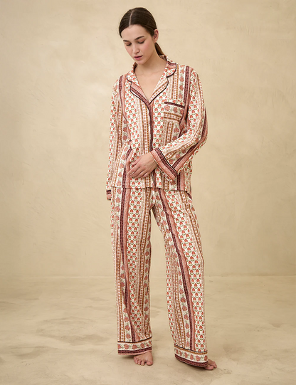 Boyfriend Vera PJ Set Boho Stripes