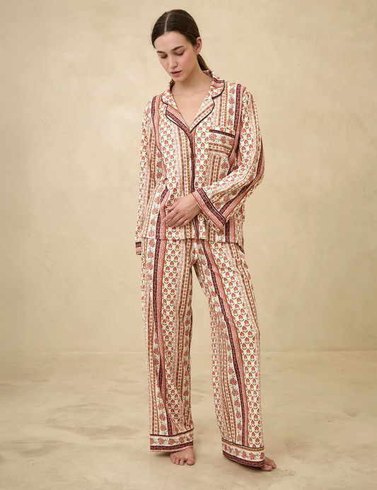 Boyfriend Vera PJ Set Boho Stripes