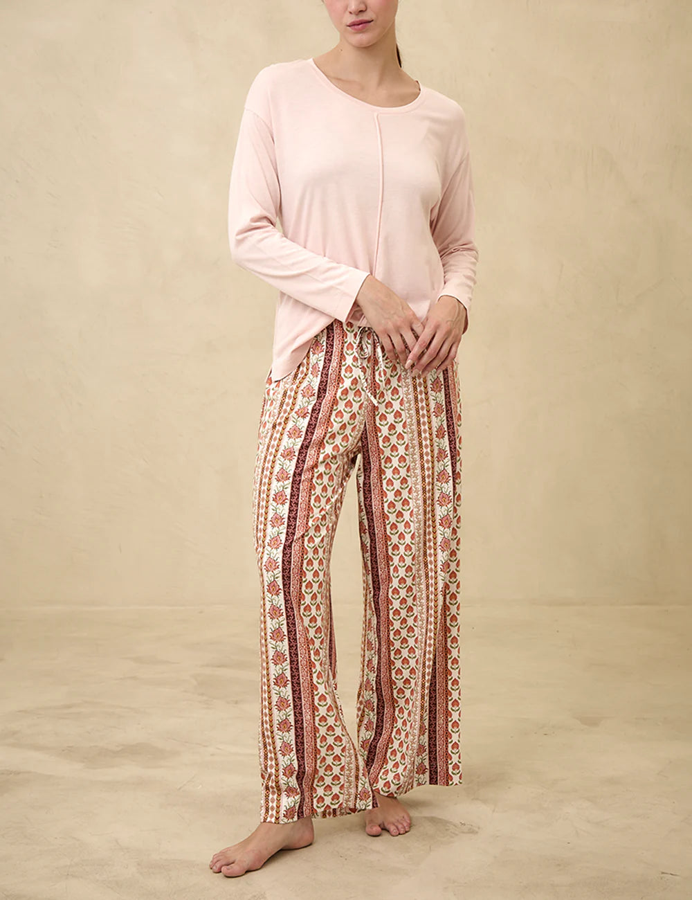 Denia Top Misty Rose