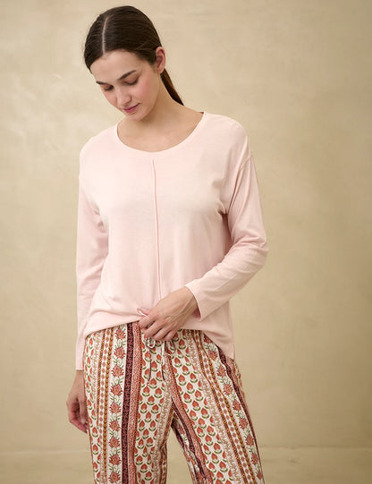 Denia Top Misty Rose