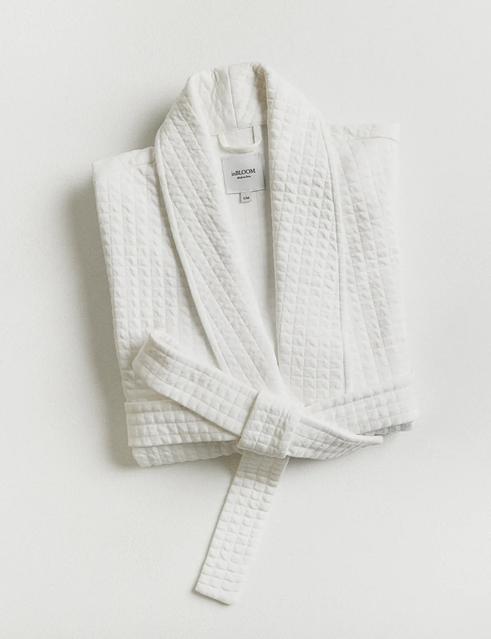 Jacquard Robe White
