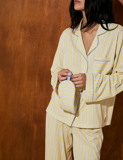 Boyfriend Vera PJ Set Honey Stripe