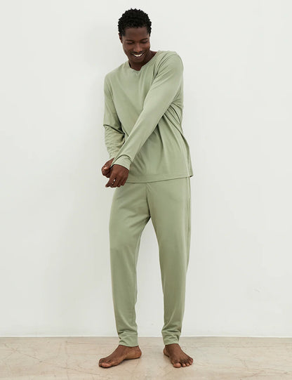 LS Crew Neck T-Shirt Sage Green
