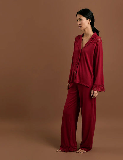 Pyjama Boyfriend Vera Bridal Edition Ivoire