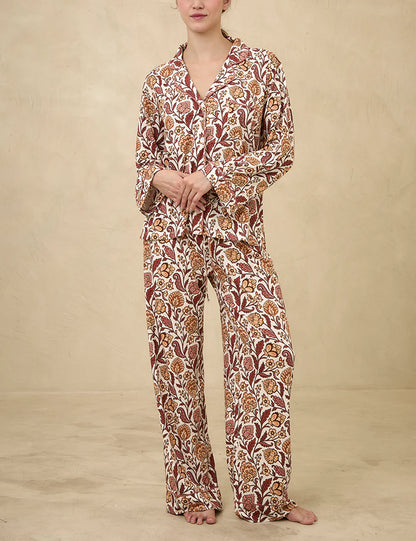 Boyfriend Vera PJ Set Folk Garden