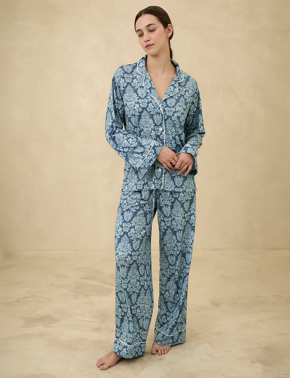 Boyfriend Vera PJ Set Damasque